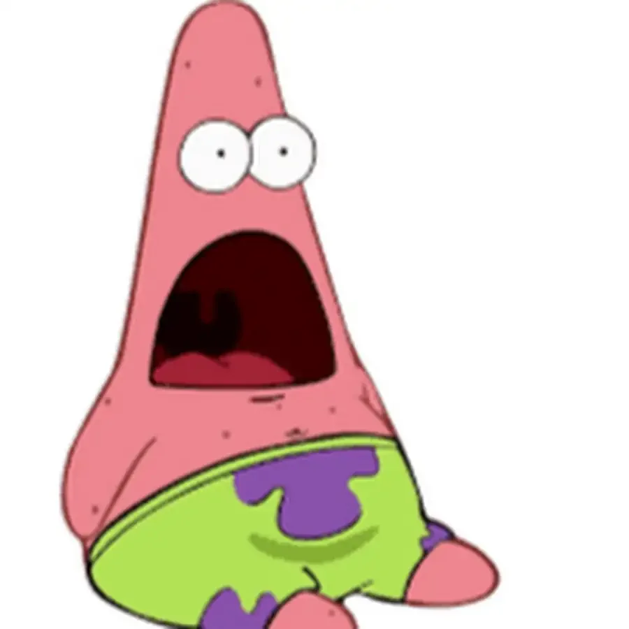 Патрик Стар из губки Боба