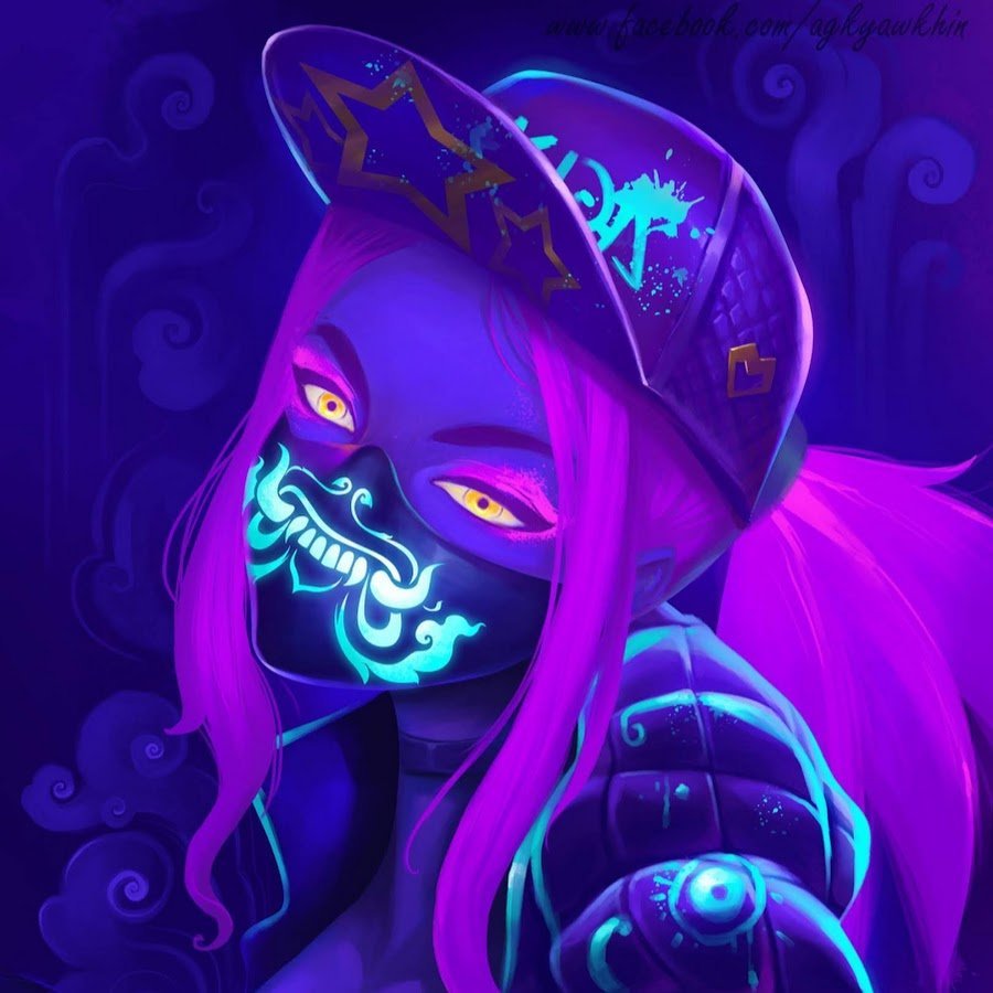 Маска Акали ЛОЛ