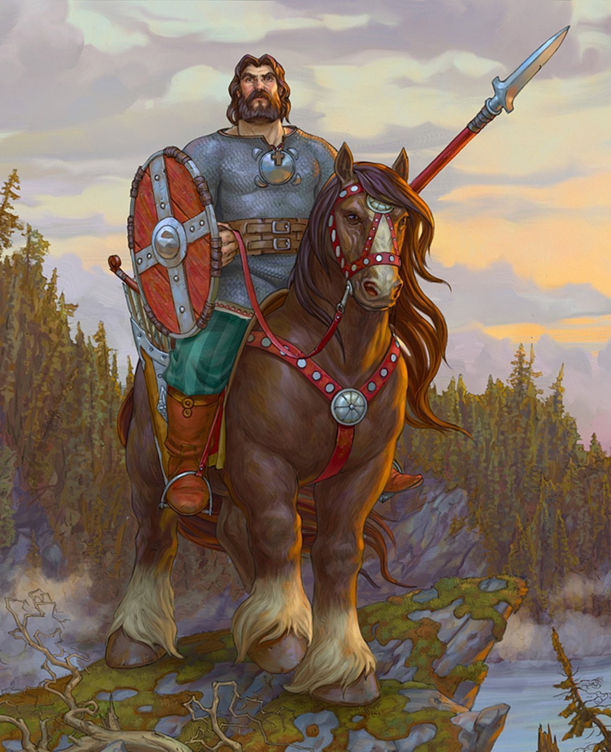 Илья Муромец из мультика три богатыря