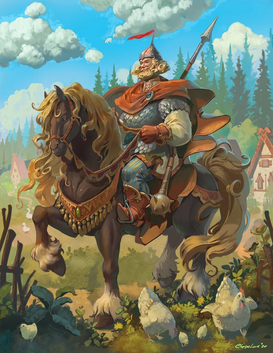 Степан Гилев иллюстрации Ильи Муромца