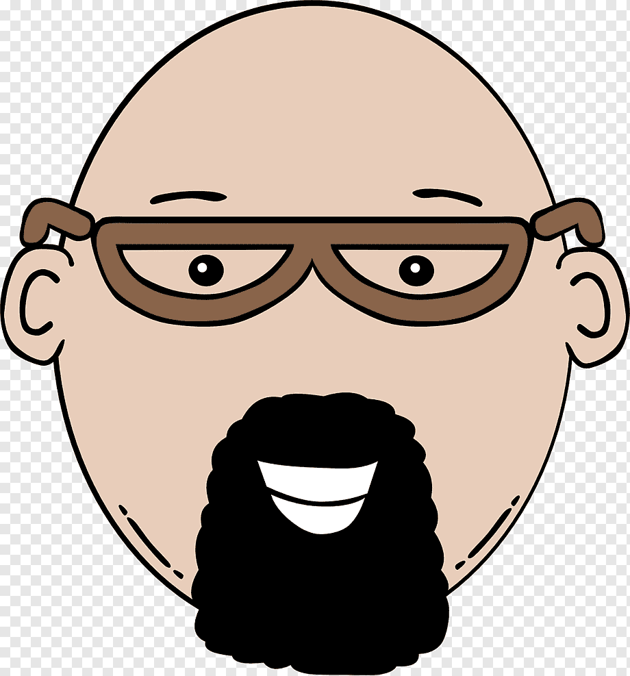 Мультяшные лица с бородой