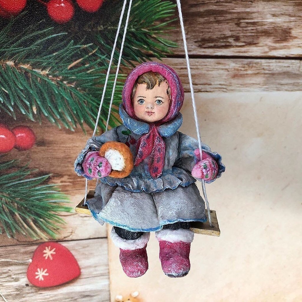 Ватные игрушки Юлии Самошкиной