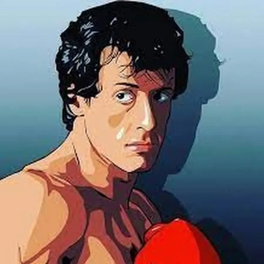 Сильвестр Сталлоне арт поп