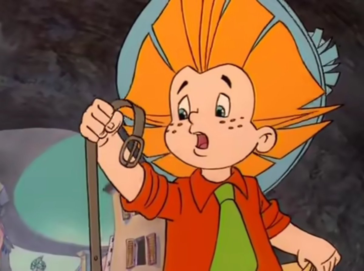 Герои мультика Незнайка гусля