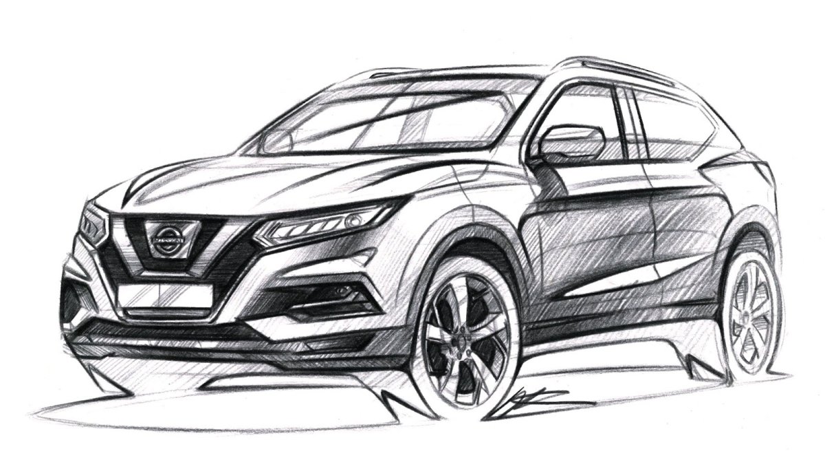 Nissan Qashqai 2021 Sketches
