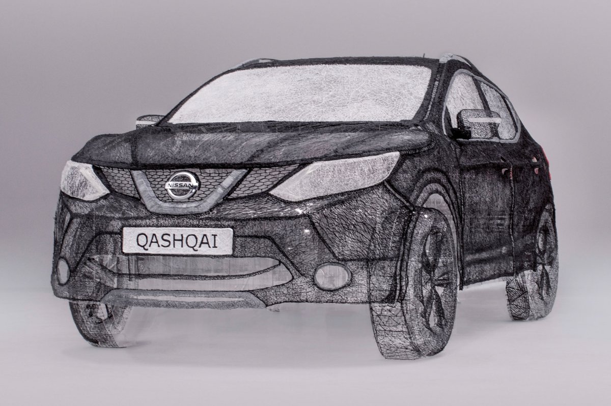 Ниссан Кашкай из 3д ручки