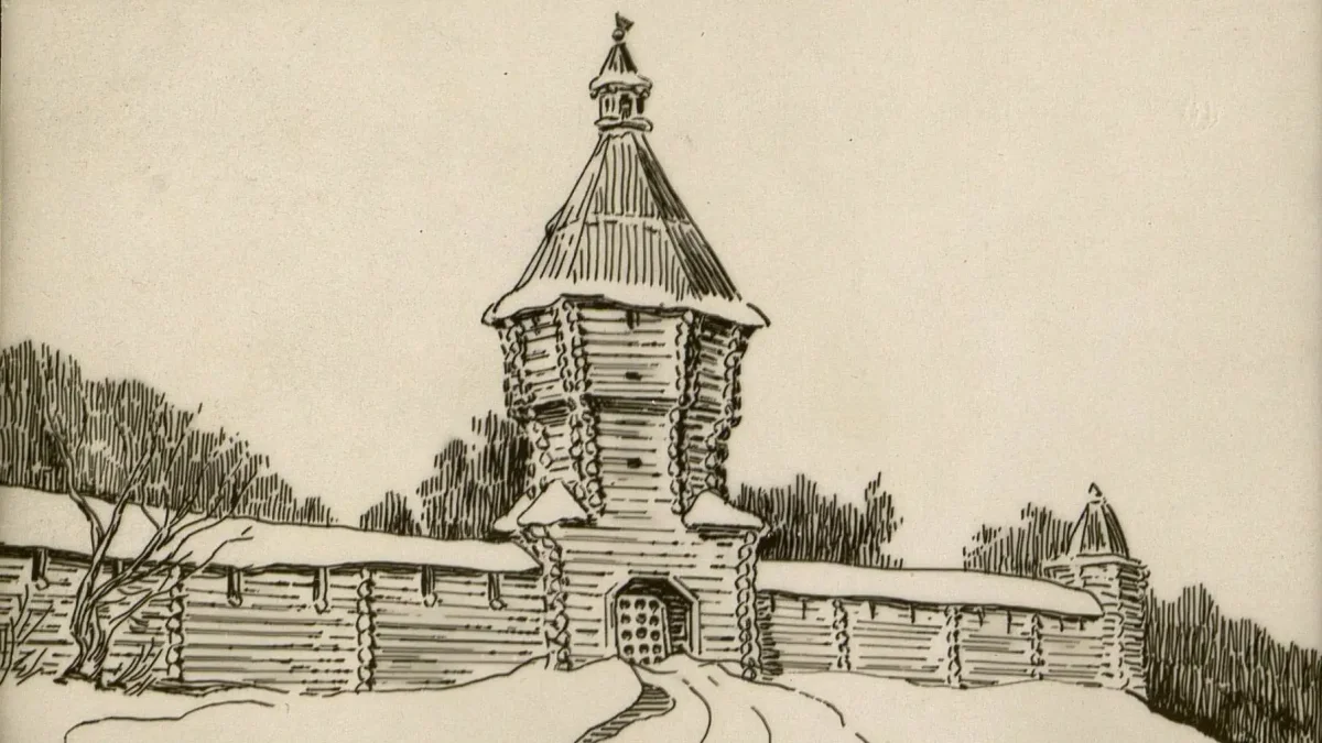 Петропавловская крепость в Санкт-Петербурге раскраска