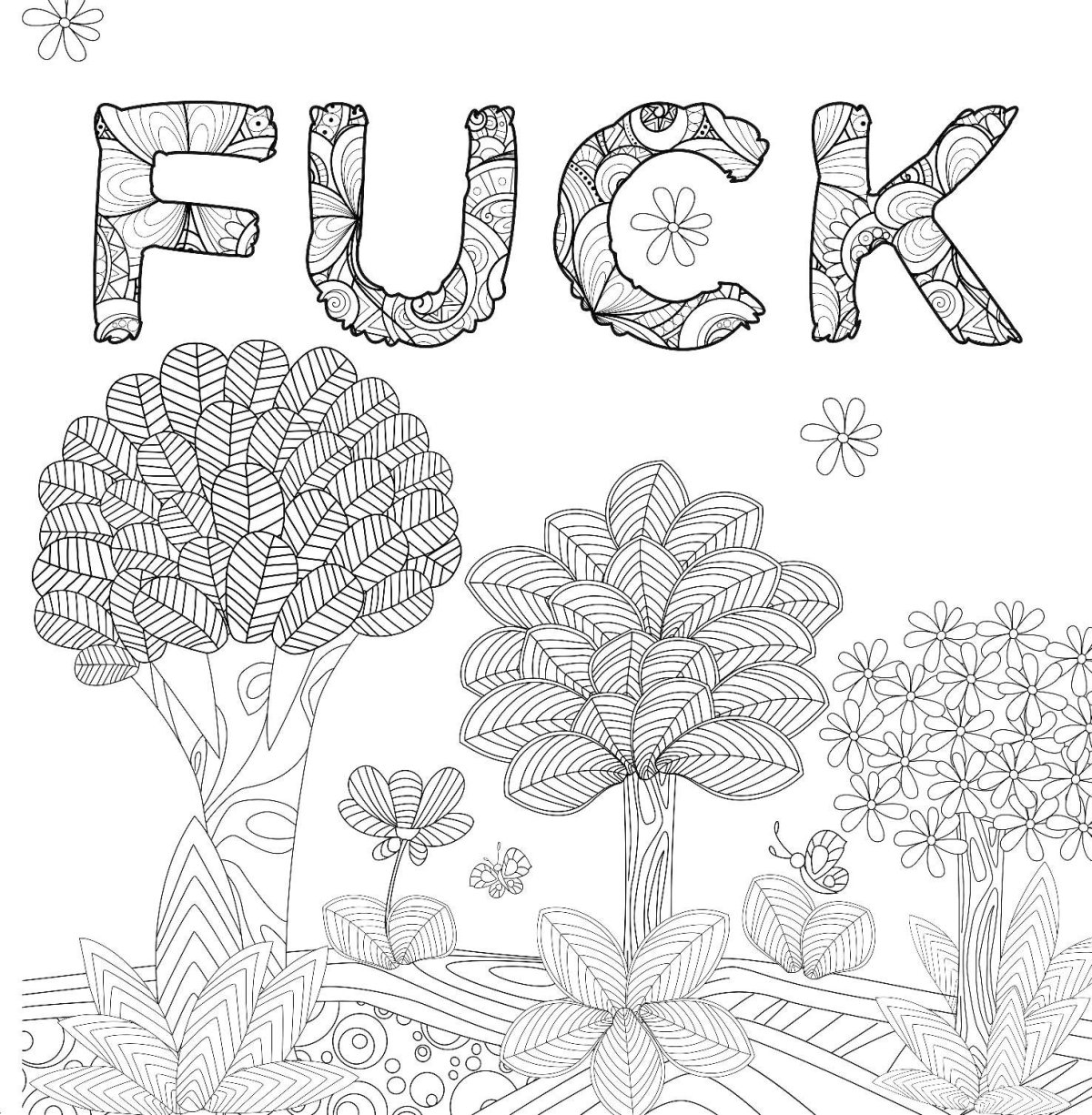 Раскраски антистресс с надписями