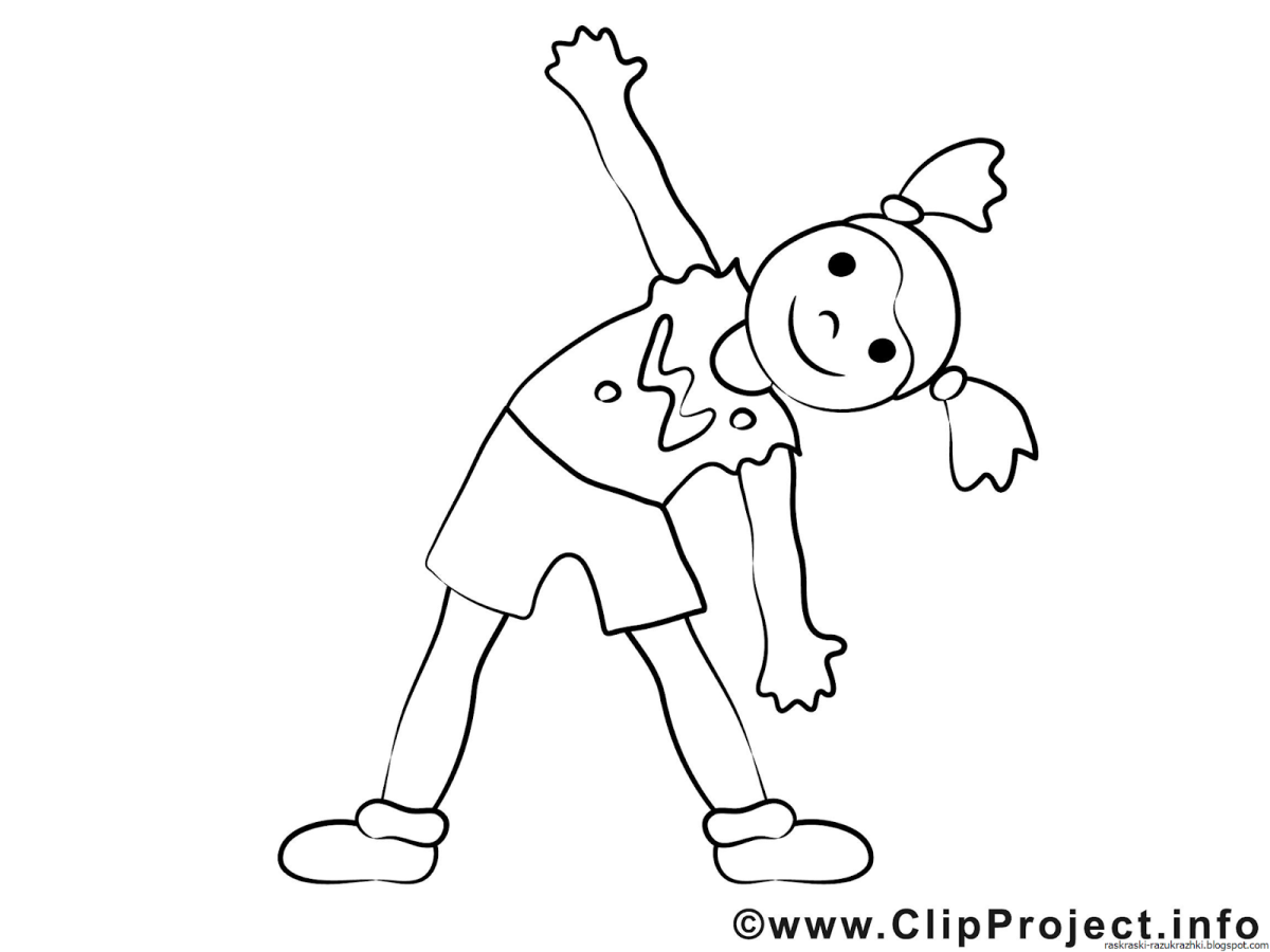 Спортивные раскраски для детей