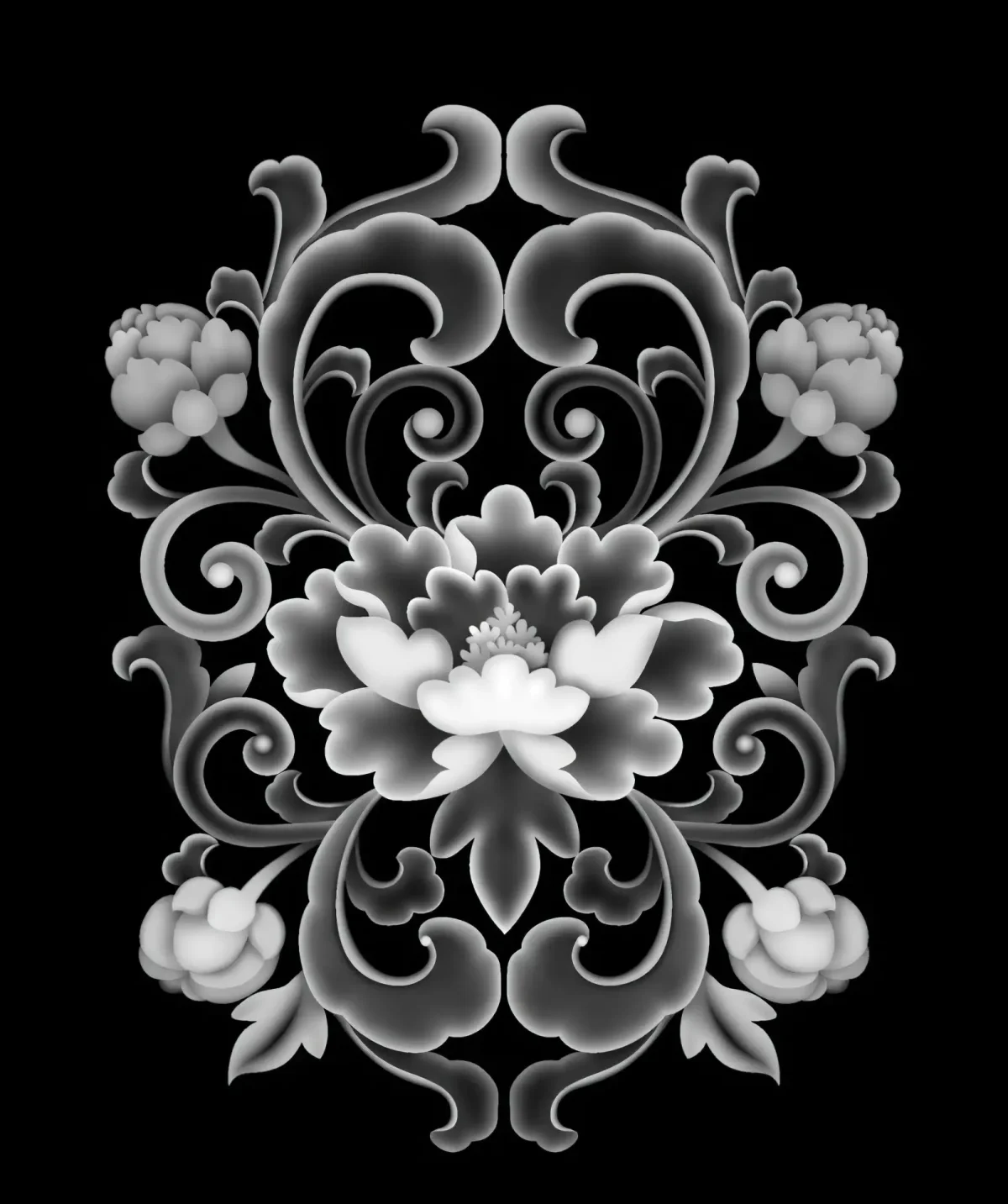 Лепнина Alpha Zbrush