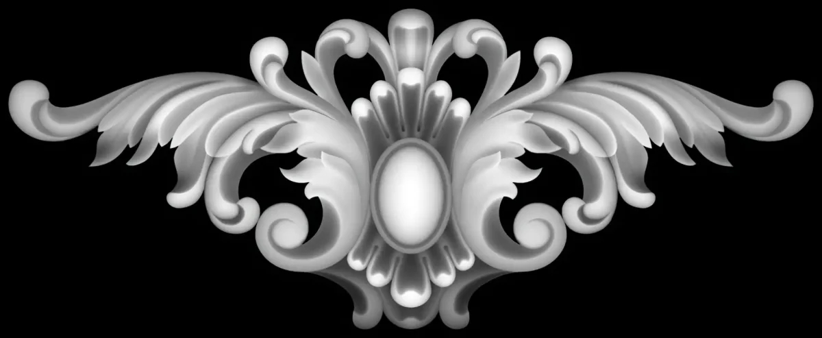 Орнамент Zbrush Alpha