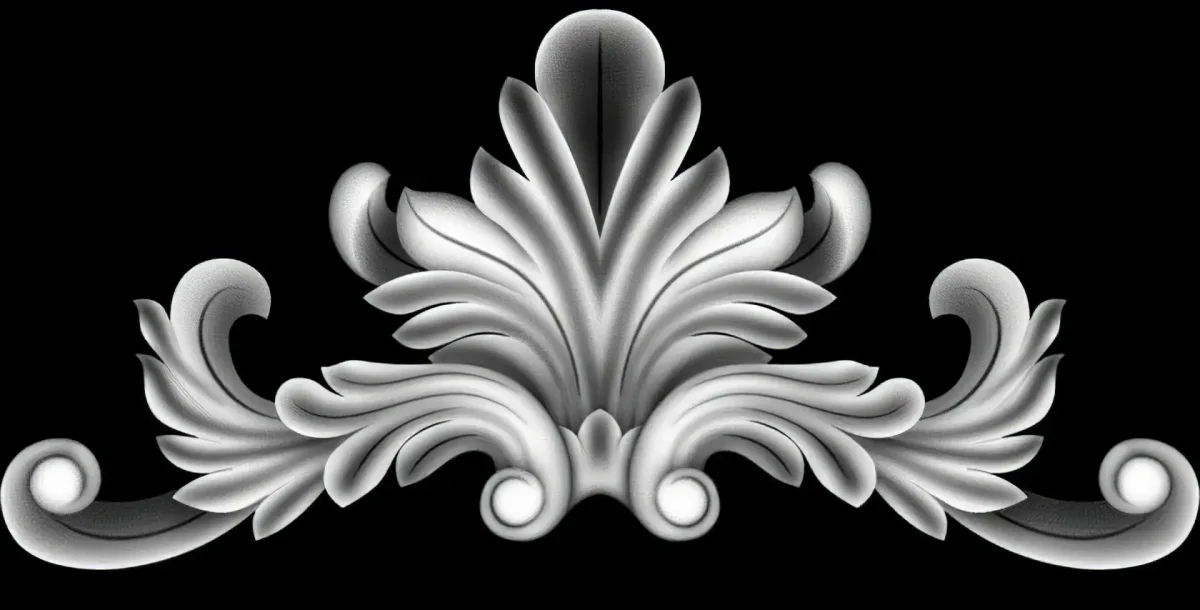 Орнамент в градациях серого