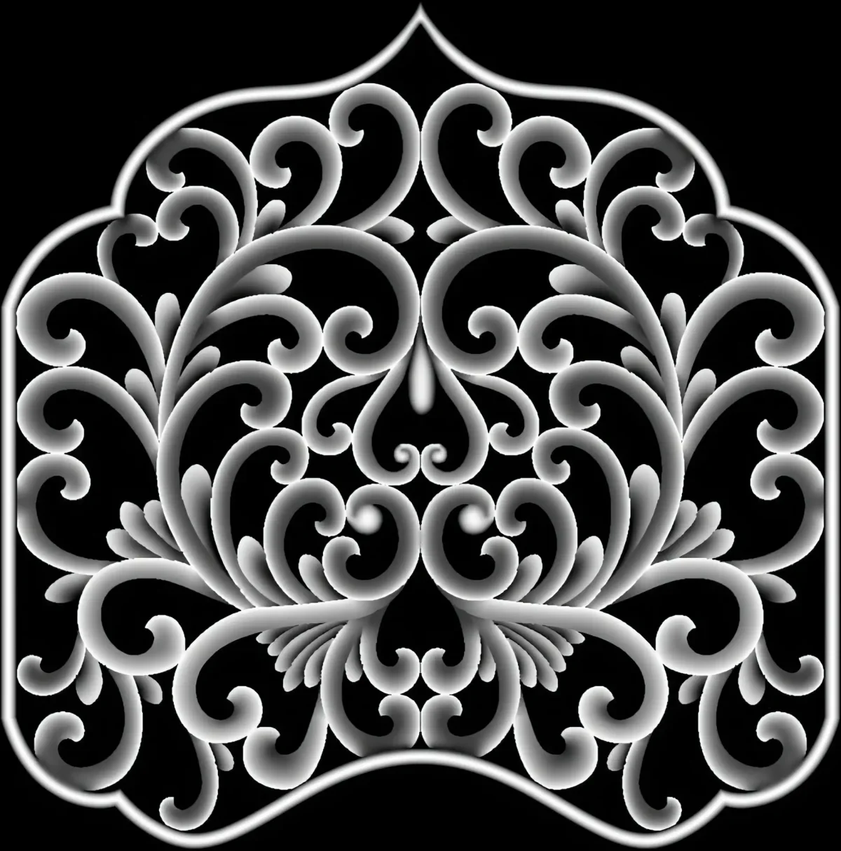 Орнамент Zbrush Alpha