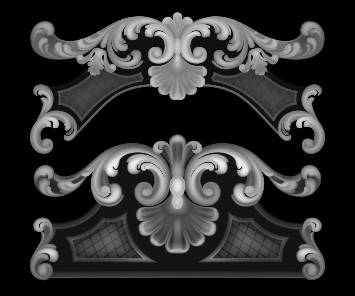 Узоры Альфа для Zbrush