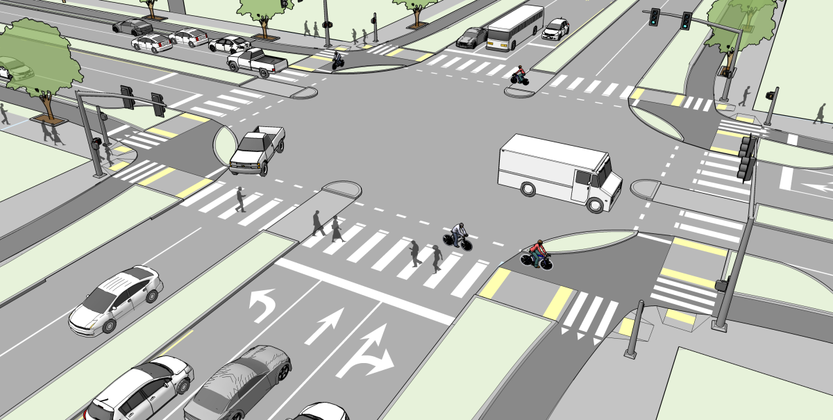 Изображение перекрестка