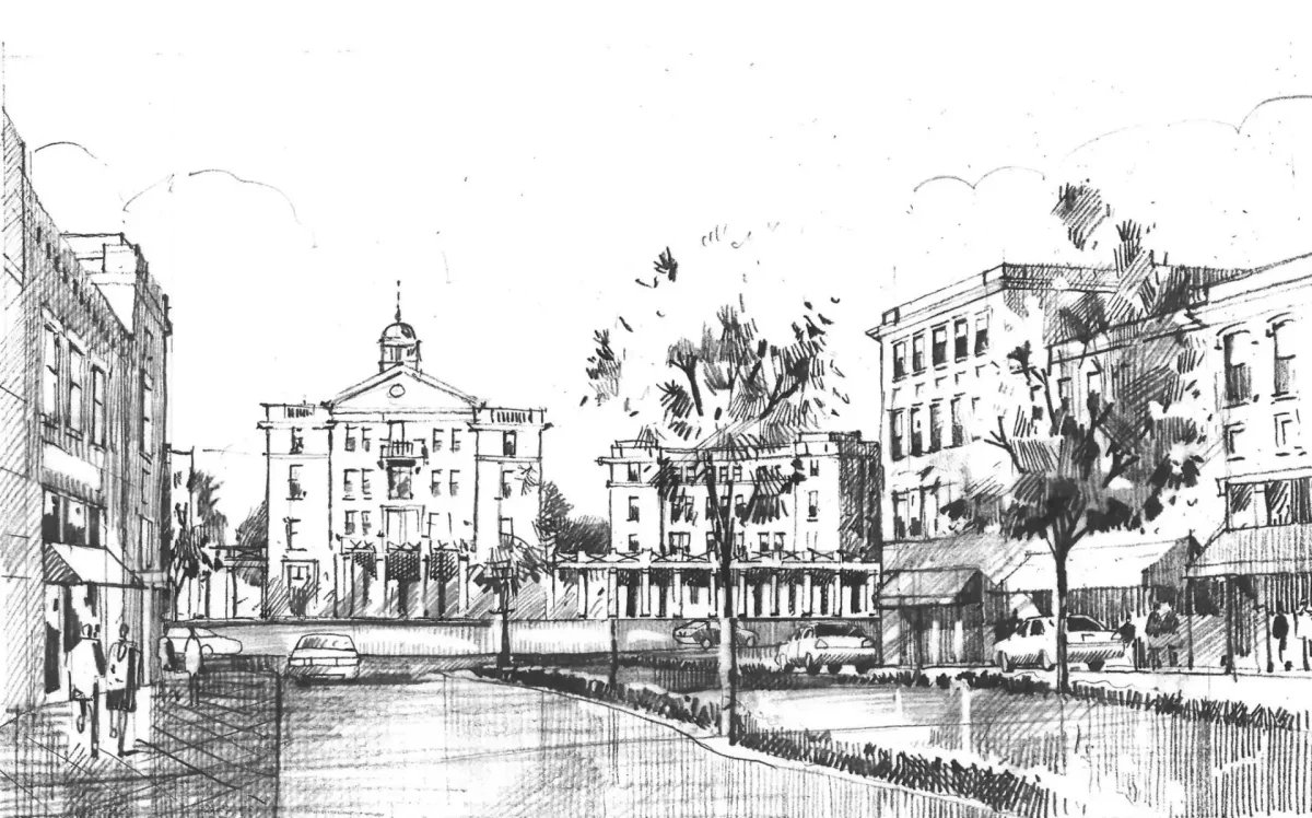 Город карандашом