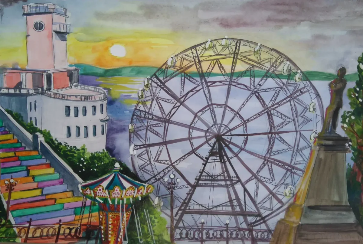 Хабаровск рисунок