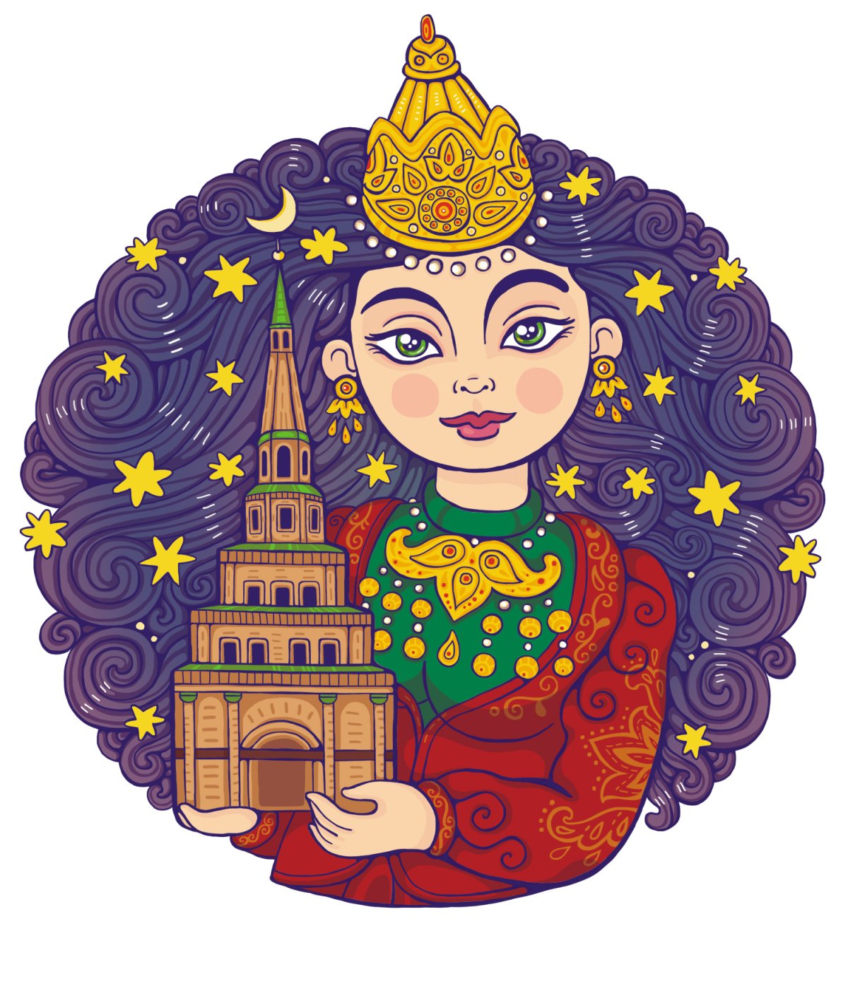 Сююмбике царица вектор