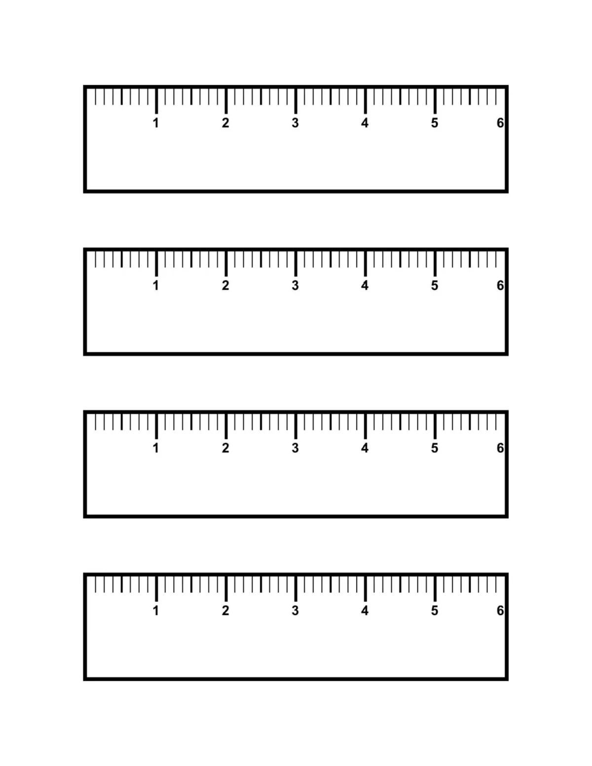 Линейка раскраска для детей