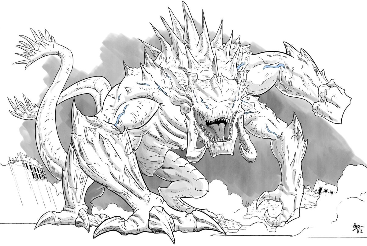 Монстр мега кайдзю