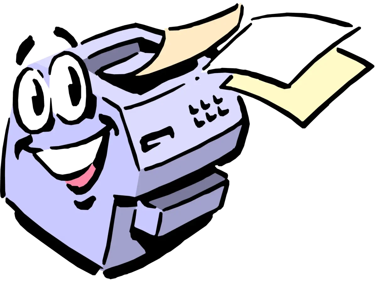 Принтер мультяшный