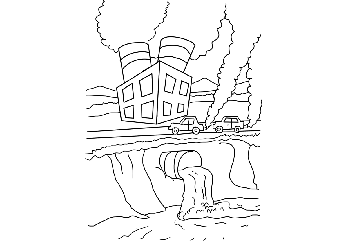 Экология раскраска