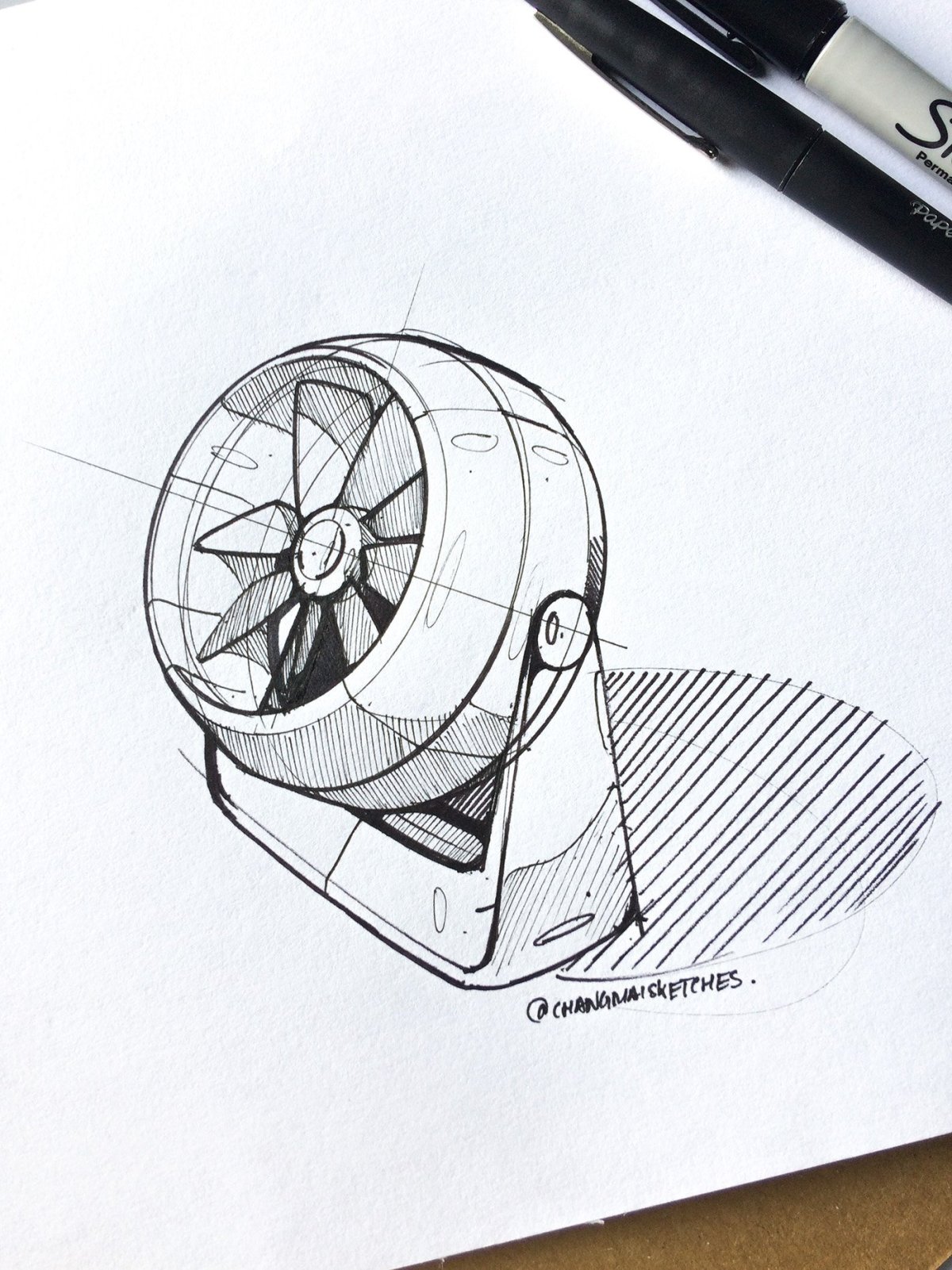 Вентилятор раскраска для детей