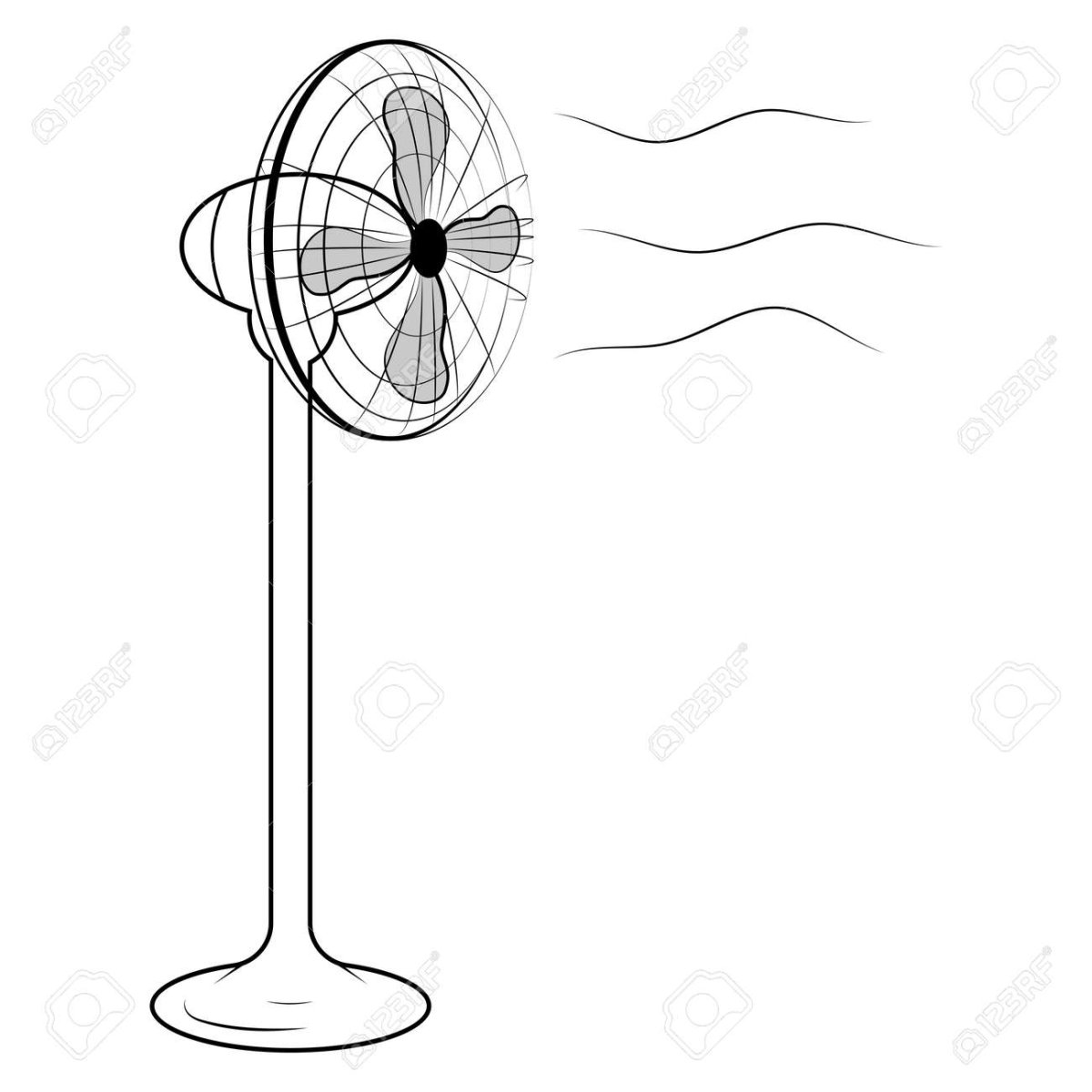 Вентилятор рисунок