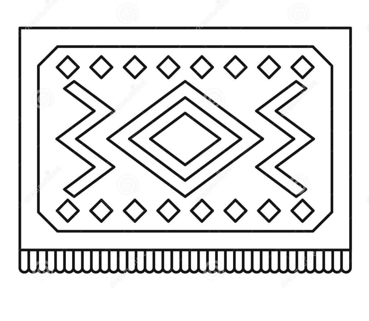 Эскиз ковра