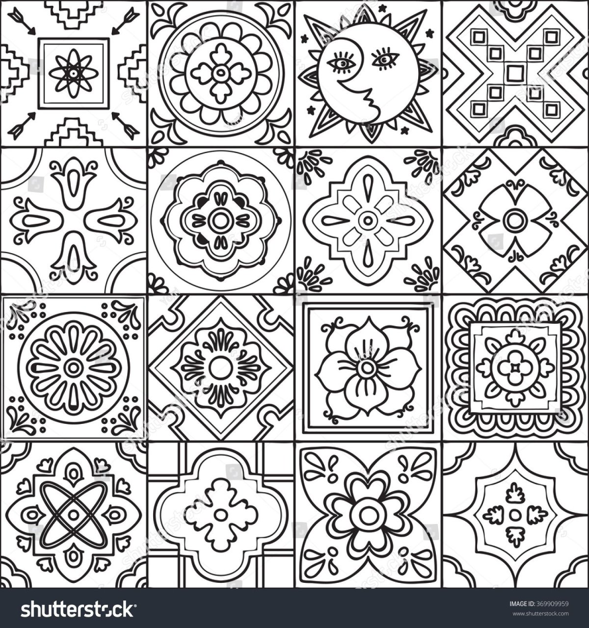 Эскиз орнамент восточного ковра