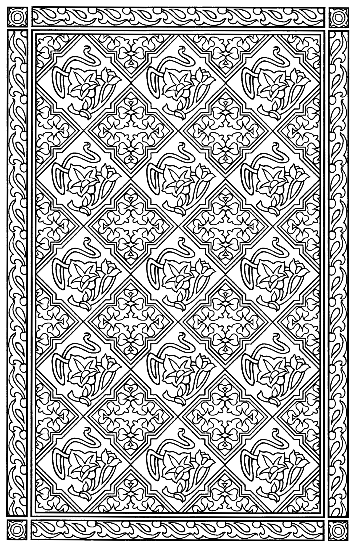 Трафареты для росписи тарелок