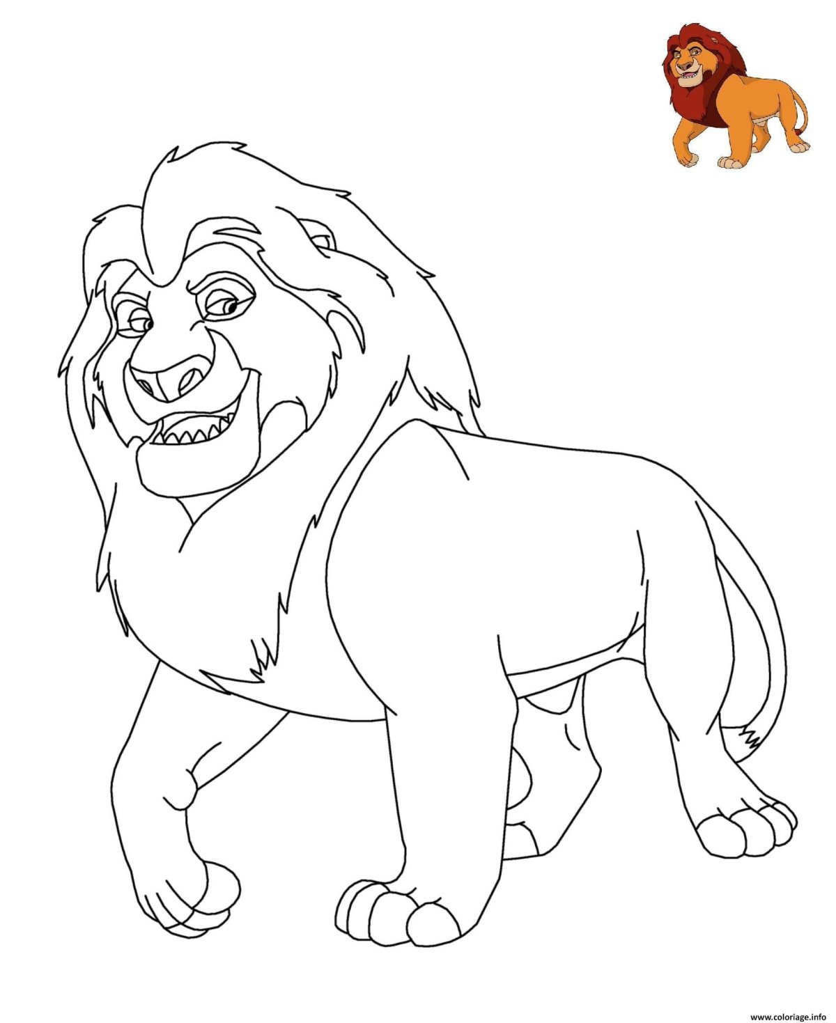 Шрам Король Лев карандашом