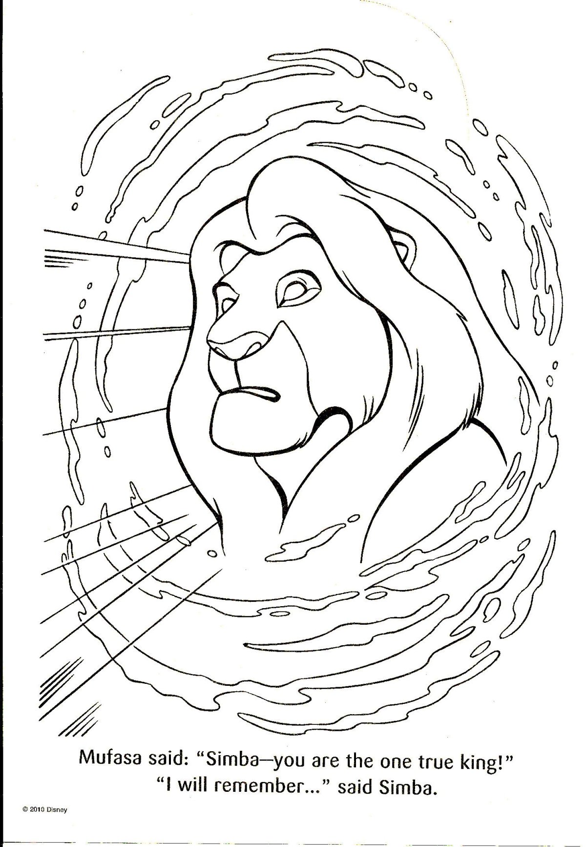 Раскраски Король Лев Витани