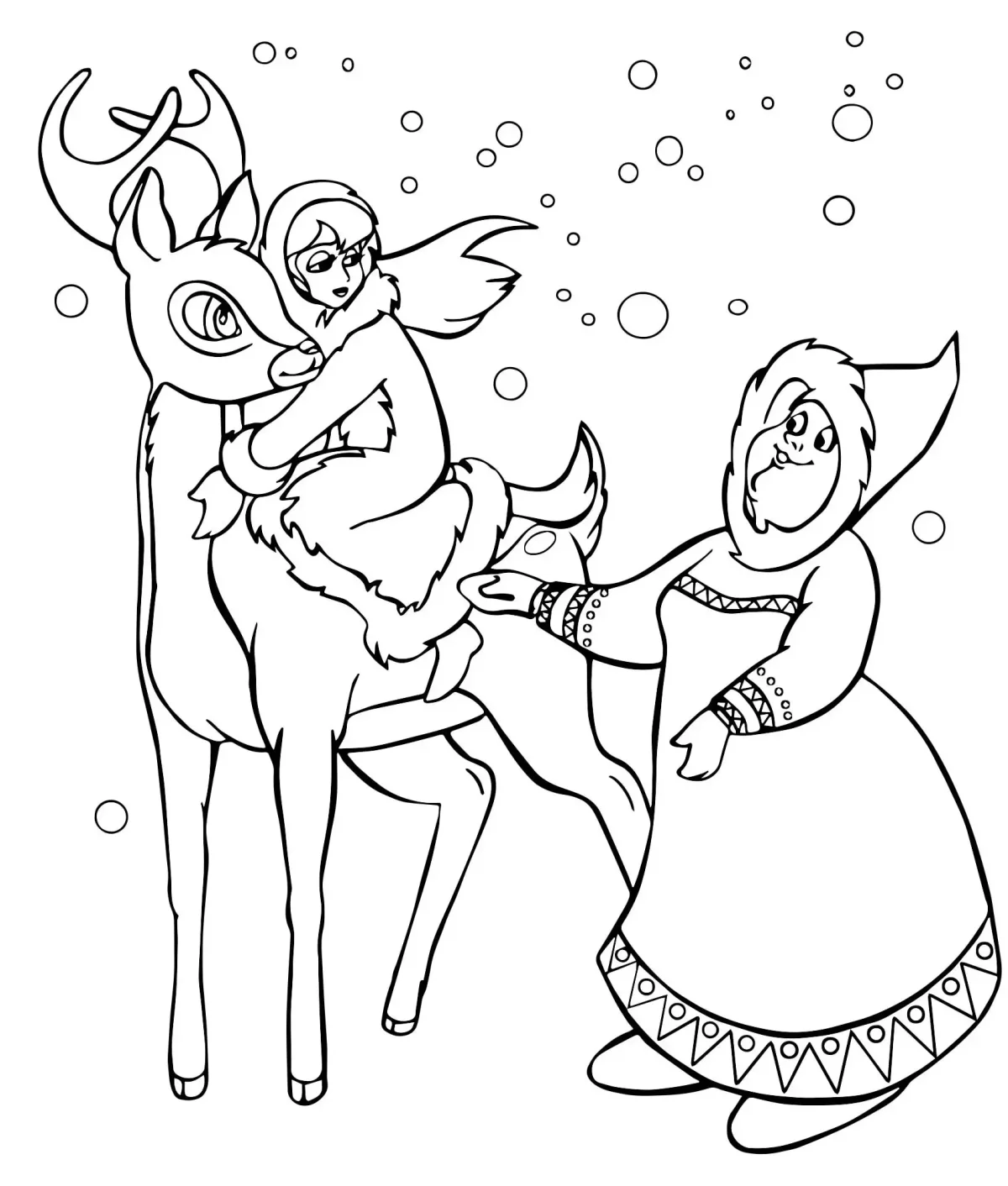 Снежная Королева рисунок