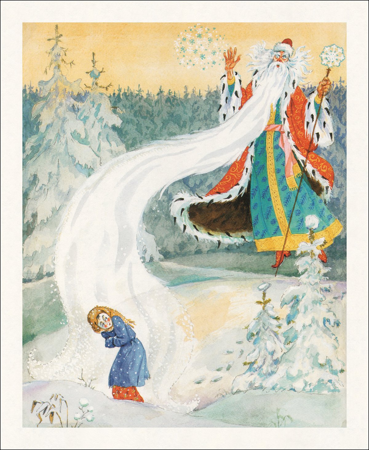 Иллюстрация к сказке Морозко