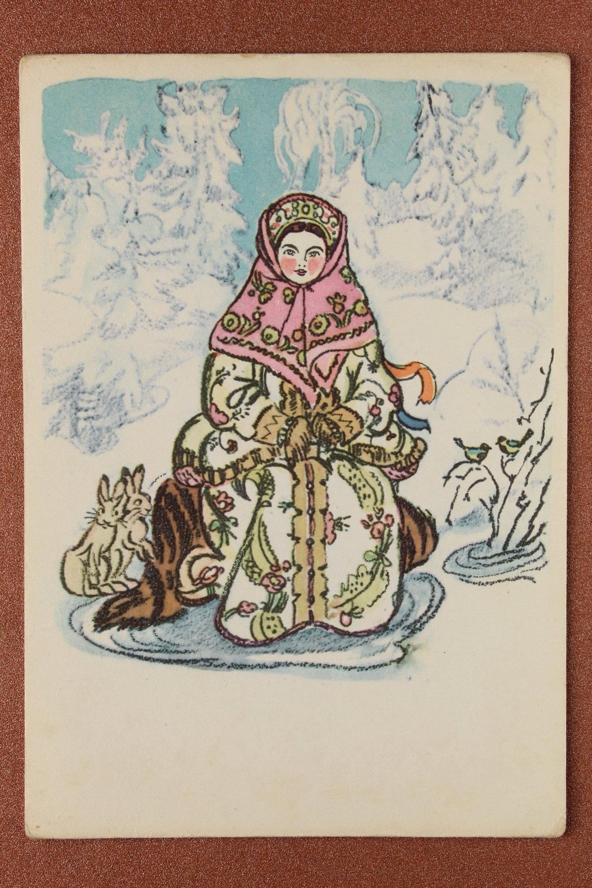 Лаковая миниатюра Федоскино Палех