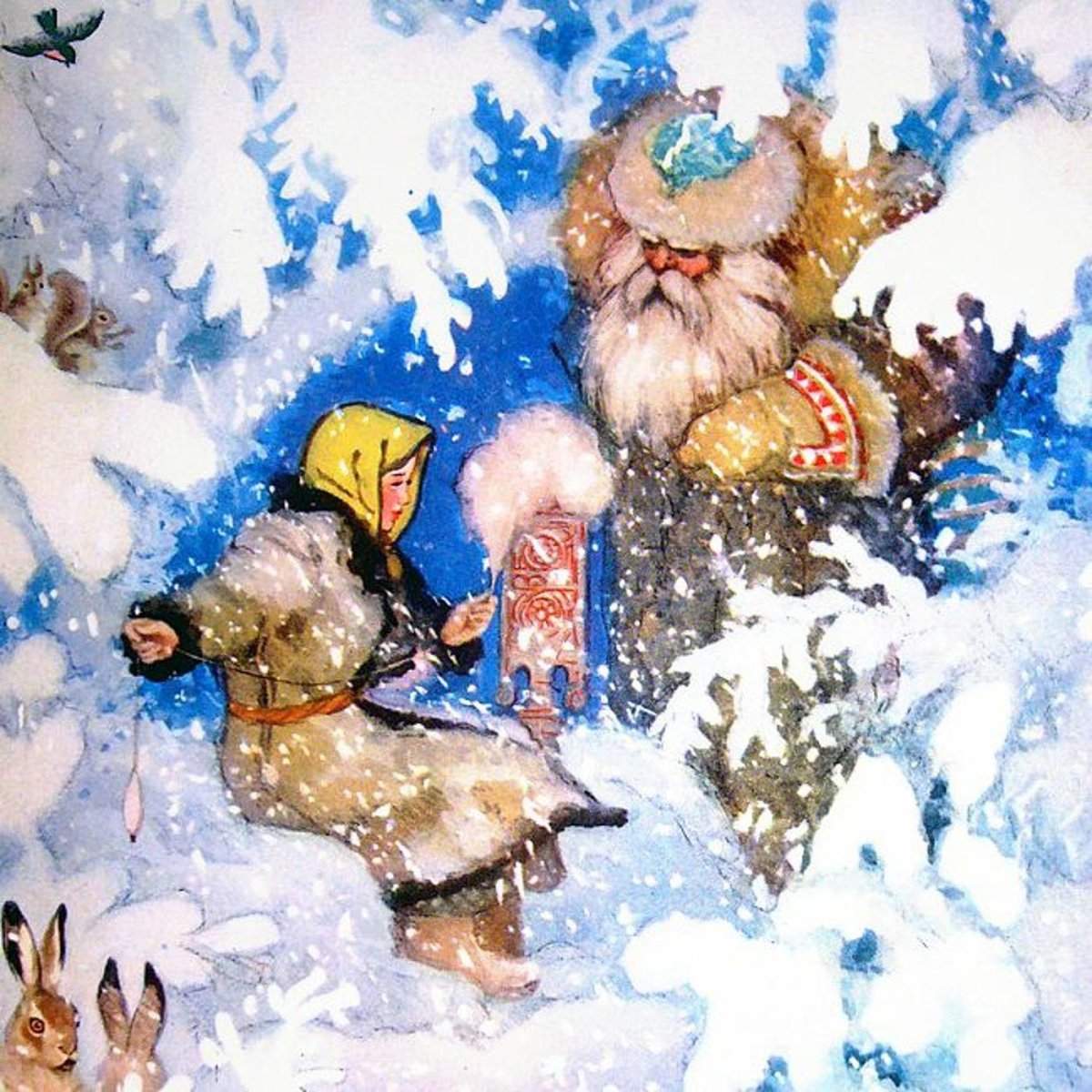 Морозко иллюстрации