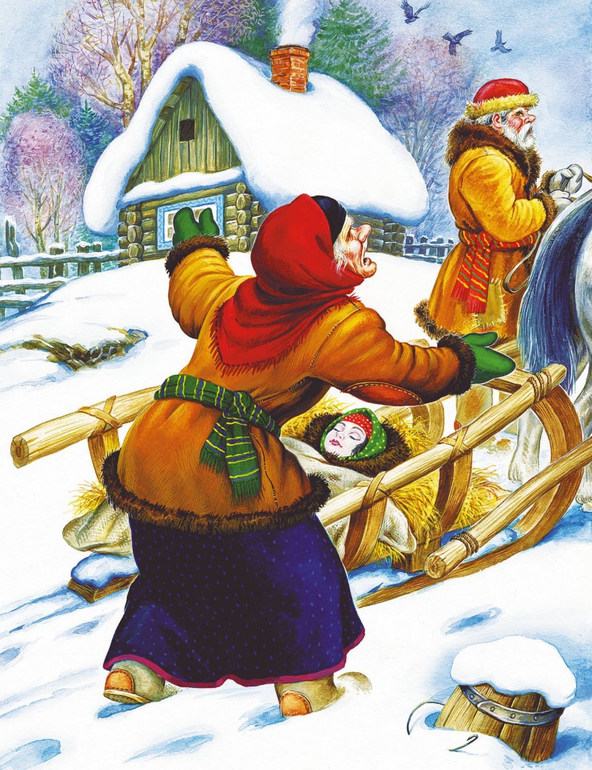 Герои мультика Морозко