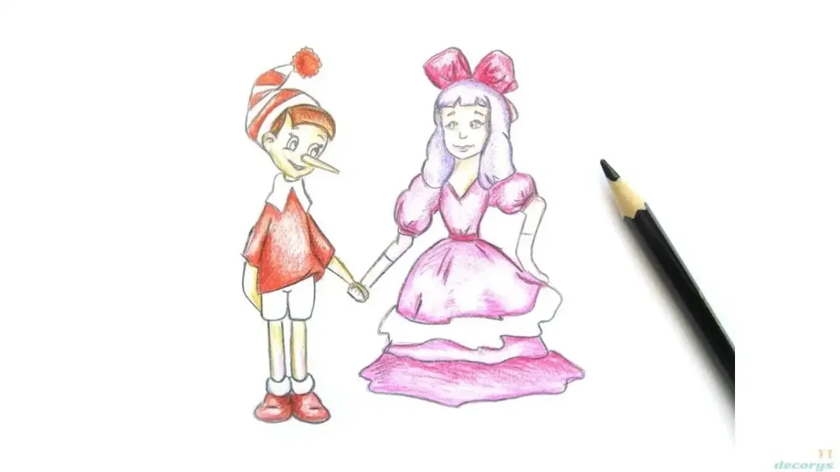 Мальвина и Буратино