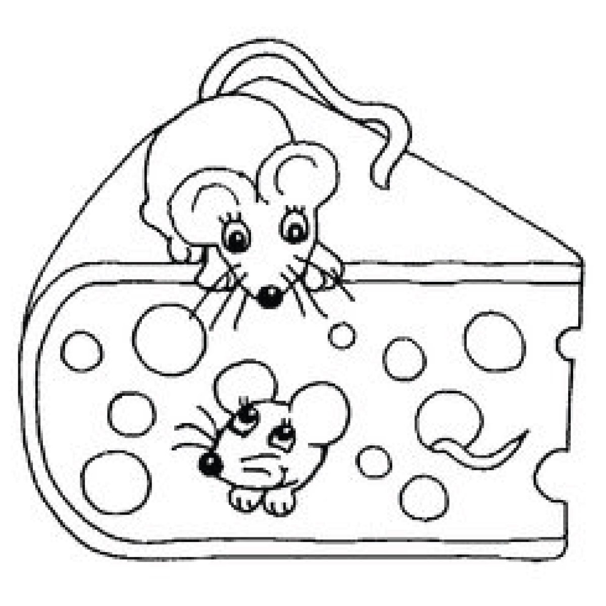 Мышка норушка раскраска для детей