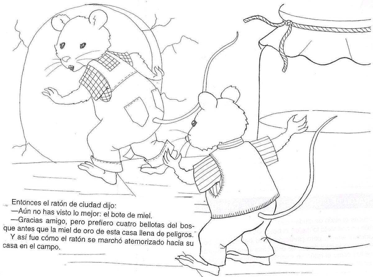 Мышонок раскраска для детей