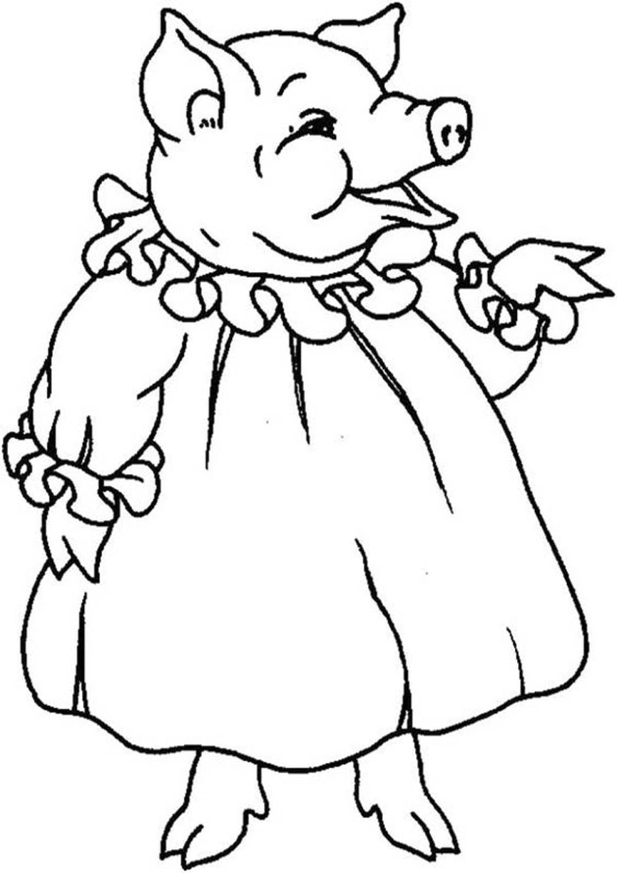 Раскраска мышка