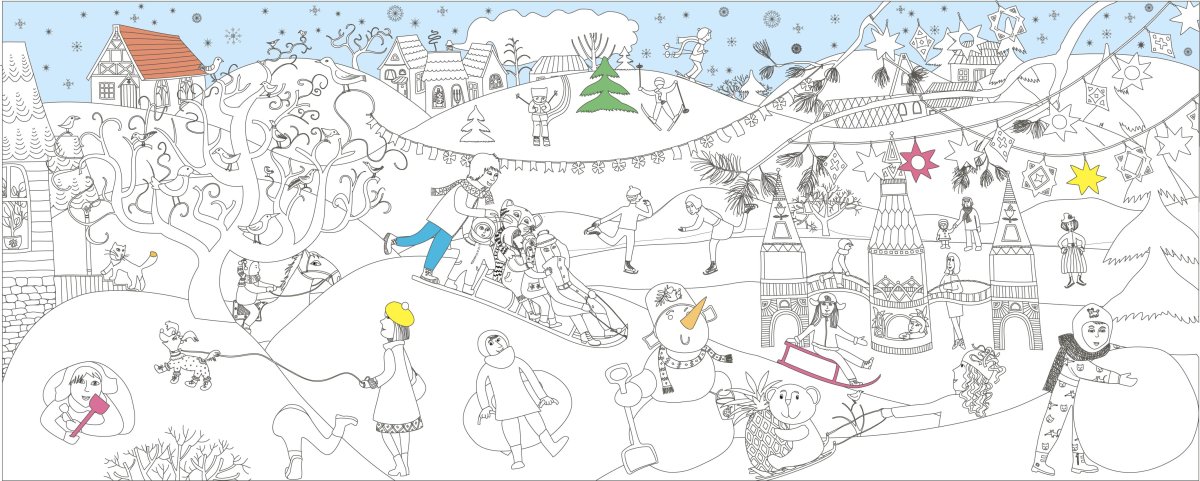 Раскраска антистресс воздушный шар