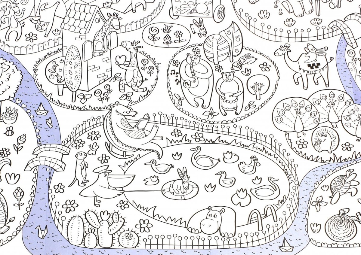 Раскраски в стиле инди кит