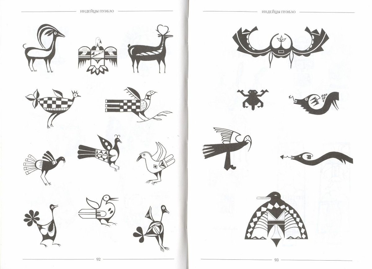 Этнические узоры индейцев Северной Америки