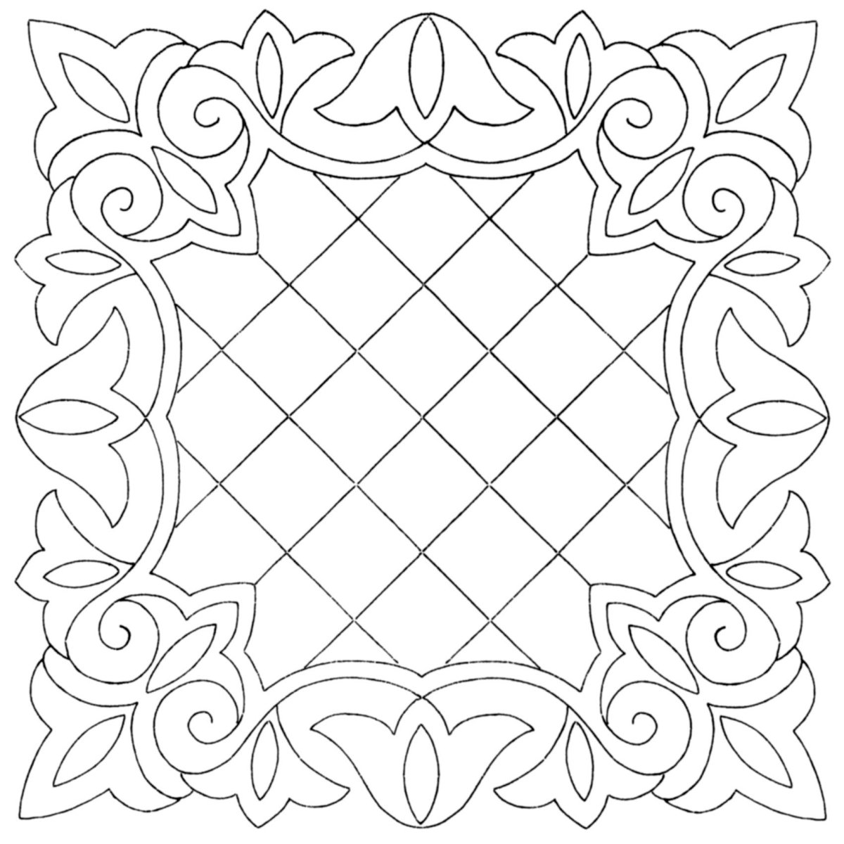 Орнаменты и узоры для стегания