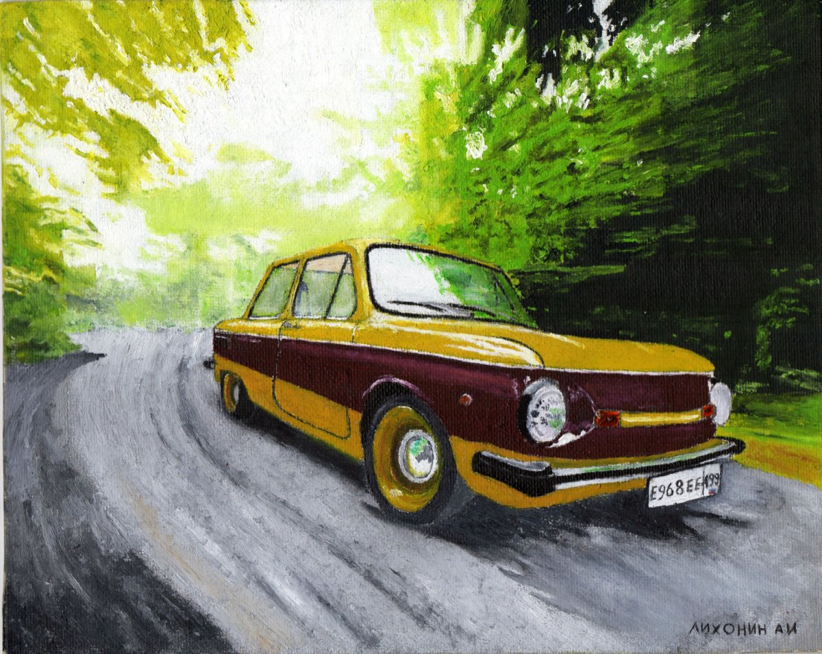 Силуэт ВАЗ 2101 сбоку