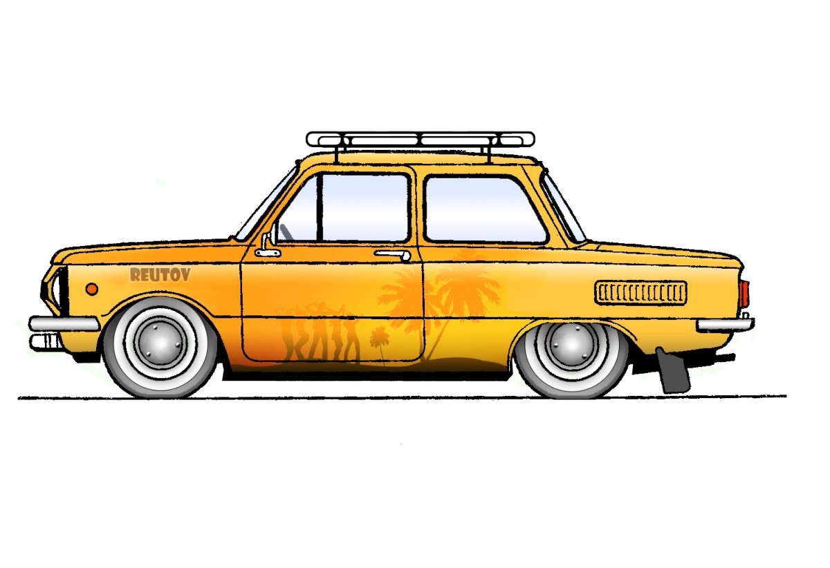 Москвич 2140 рисунок