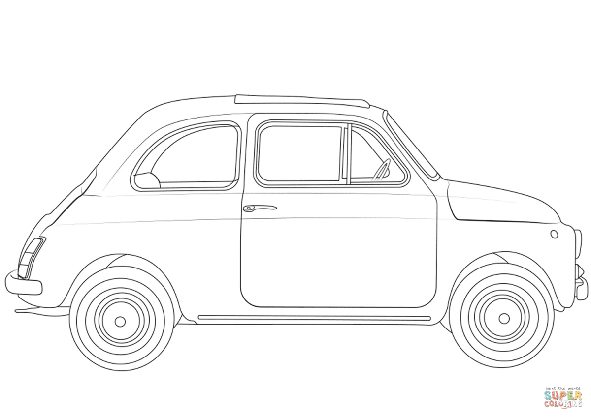 Фиат 600 чертеж