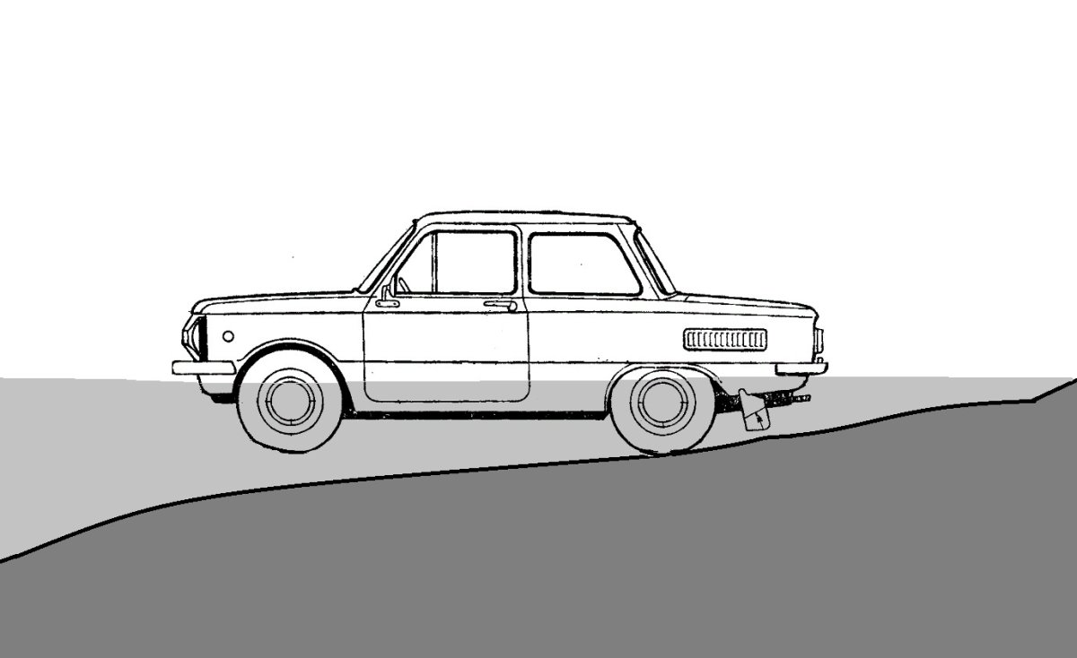 ЗАЗ-965 сбоку вектор